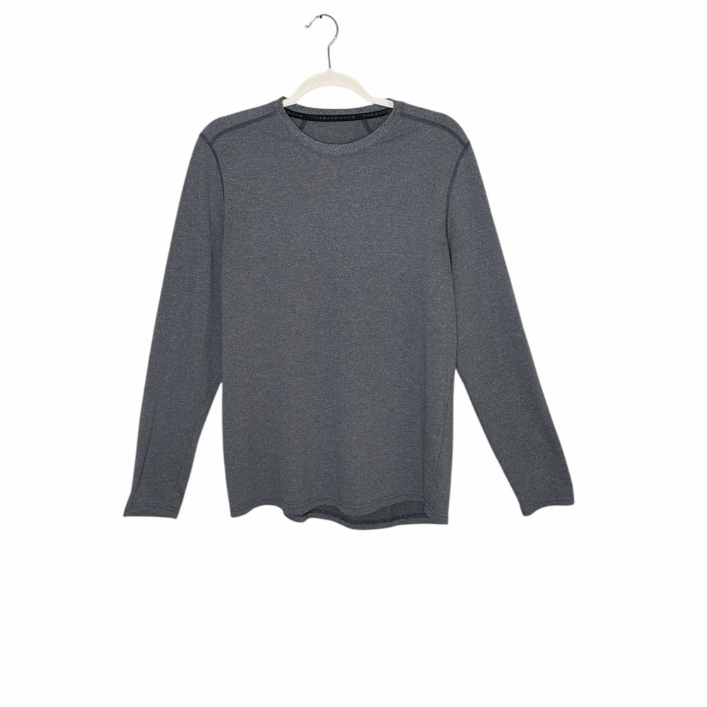UNDER ARMOUR BOYS GRAY LONG SLEEVE SHIRT SIZE YOUTH MEDIUM